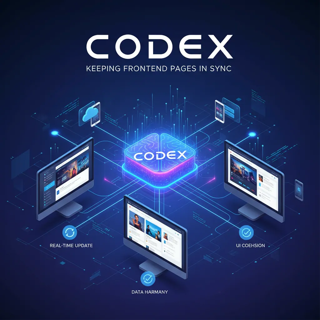 Codex 如何让前端页面保持同步