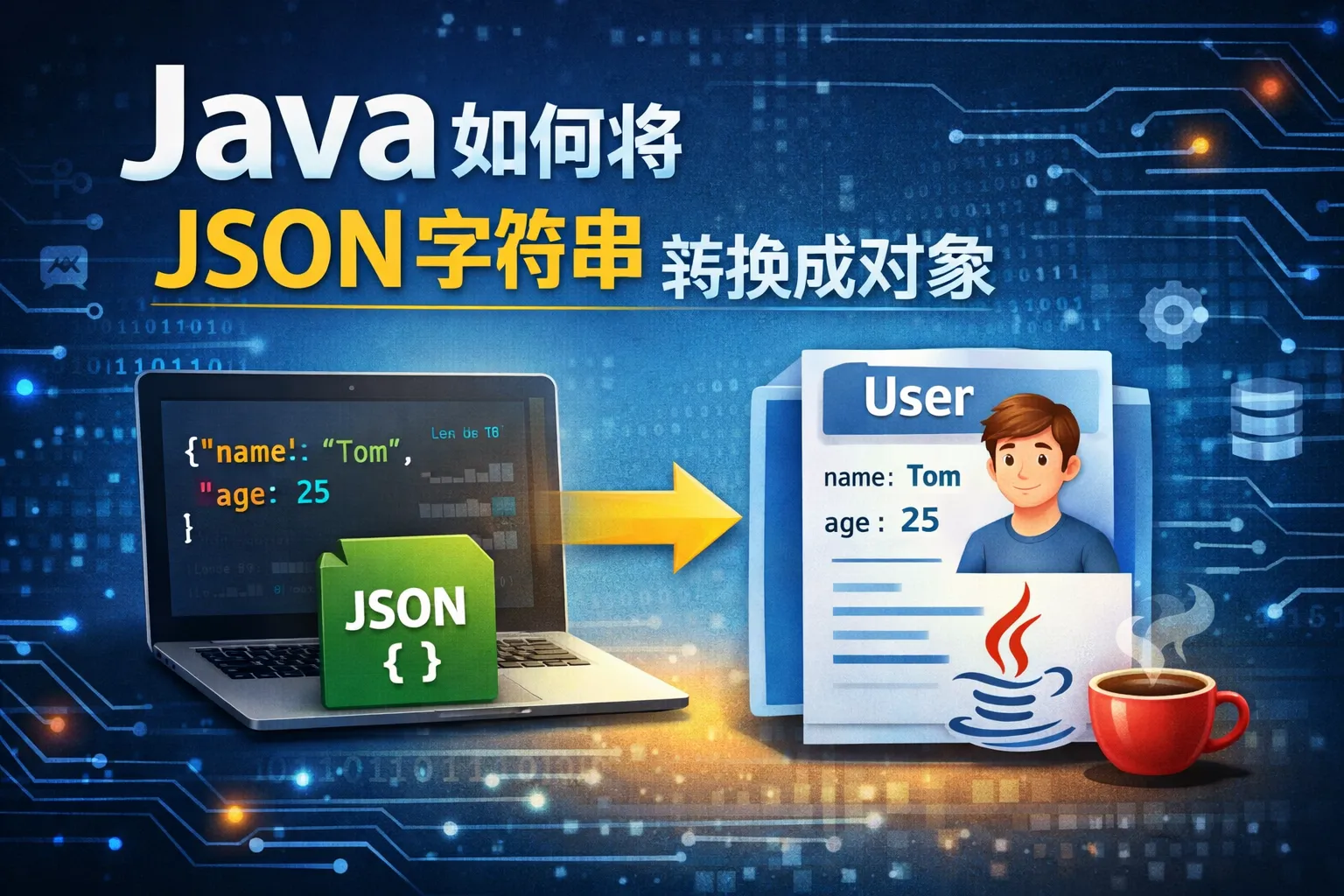 java如何将json字符串转换成对象