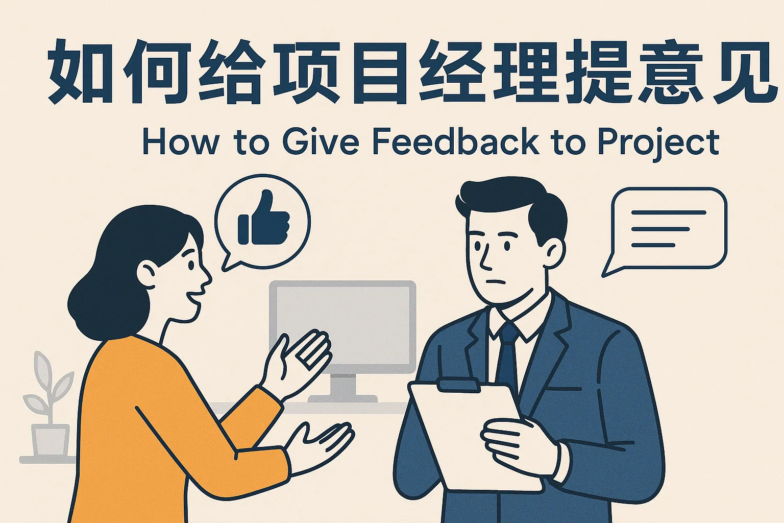 如何给项目经理提意见