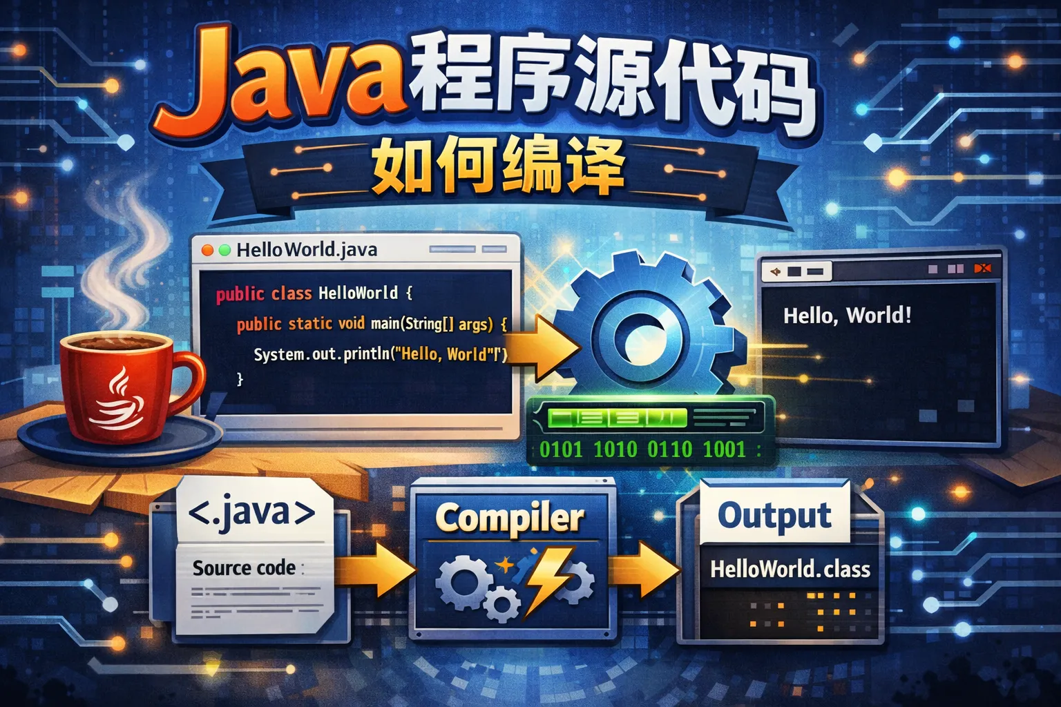 java程序源代码如何编译