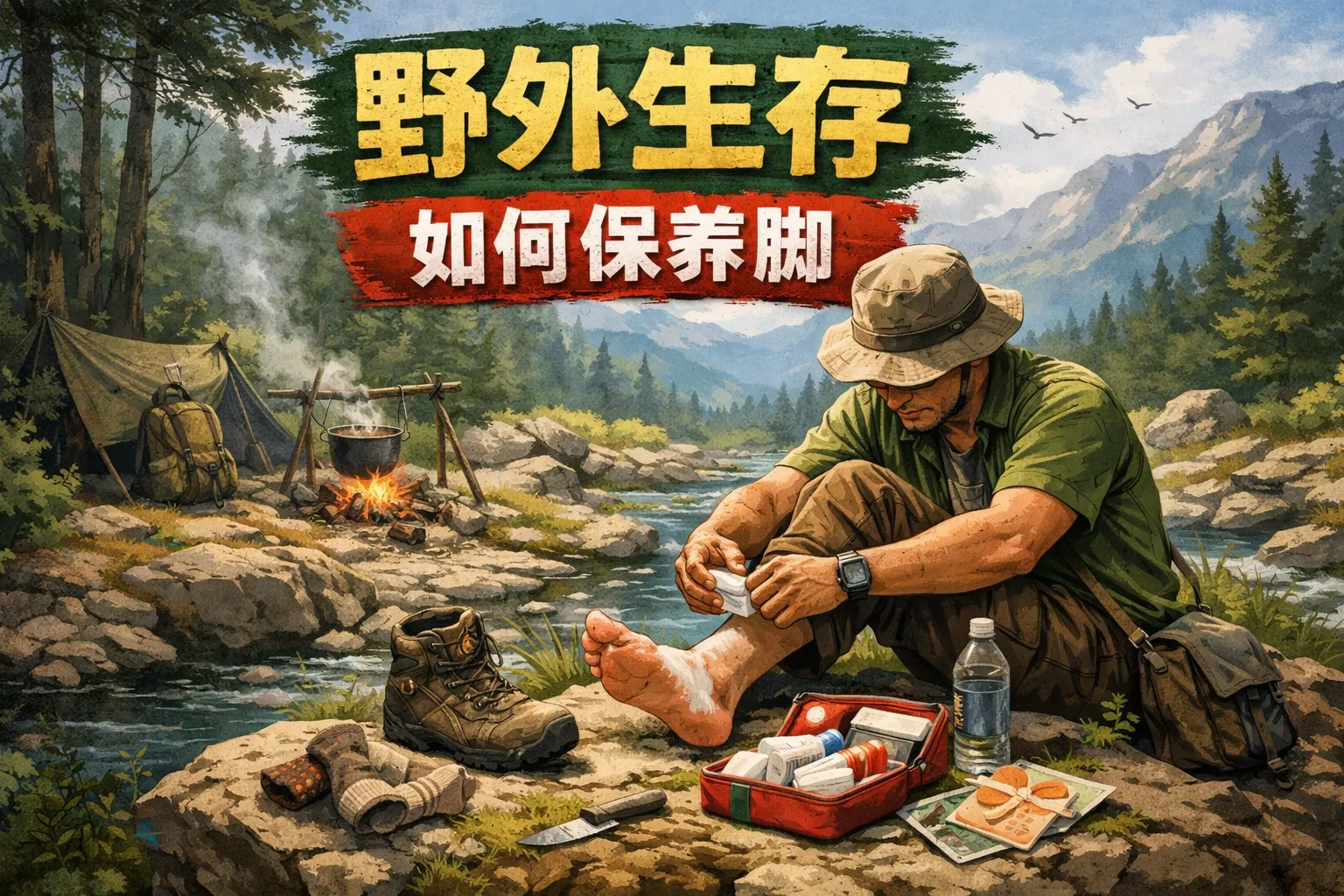 野外生存如何保养脚本