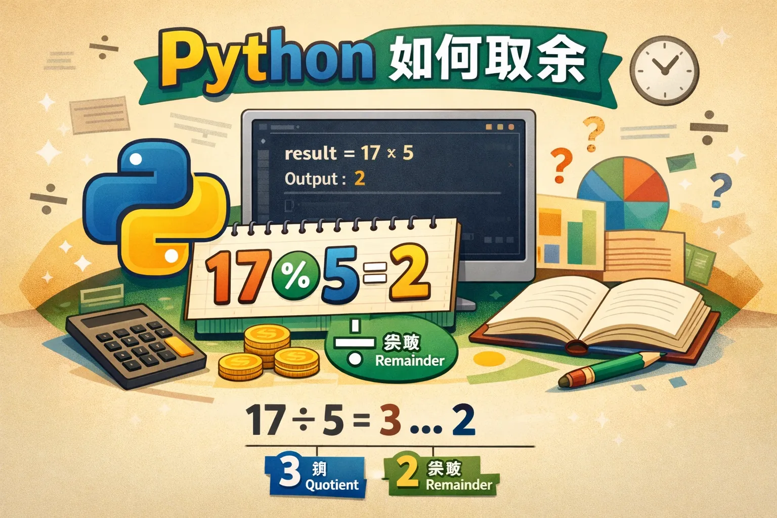 python 如何取余