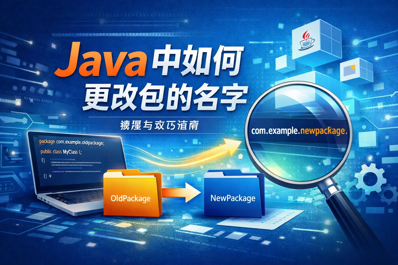 java中如何更改包的名字
