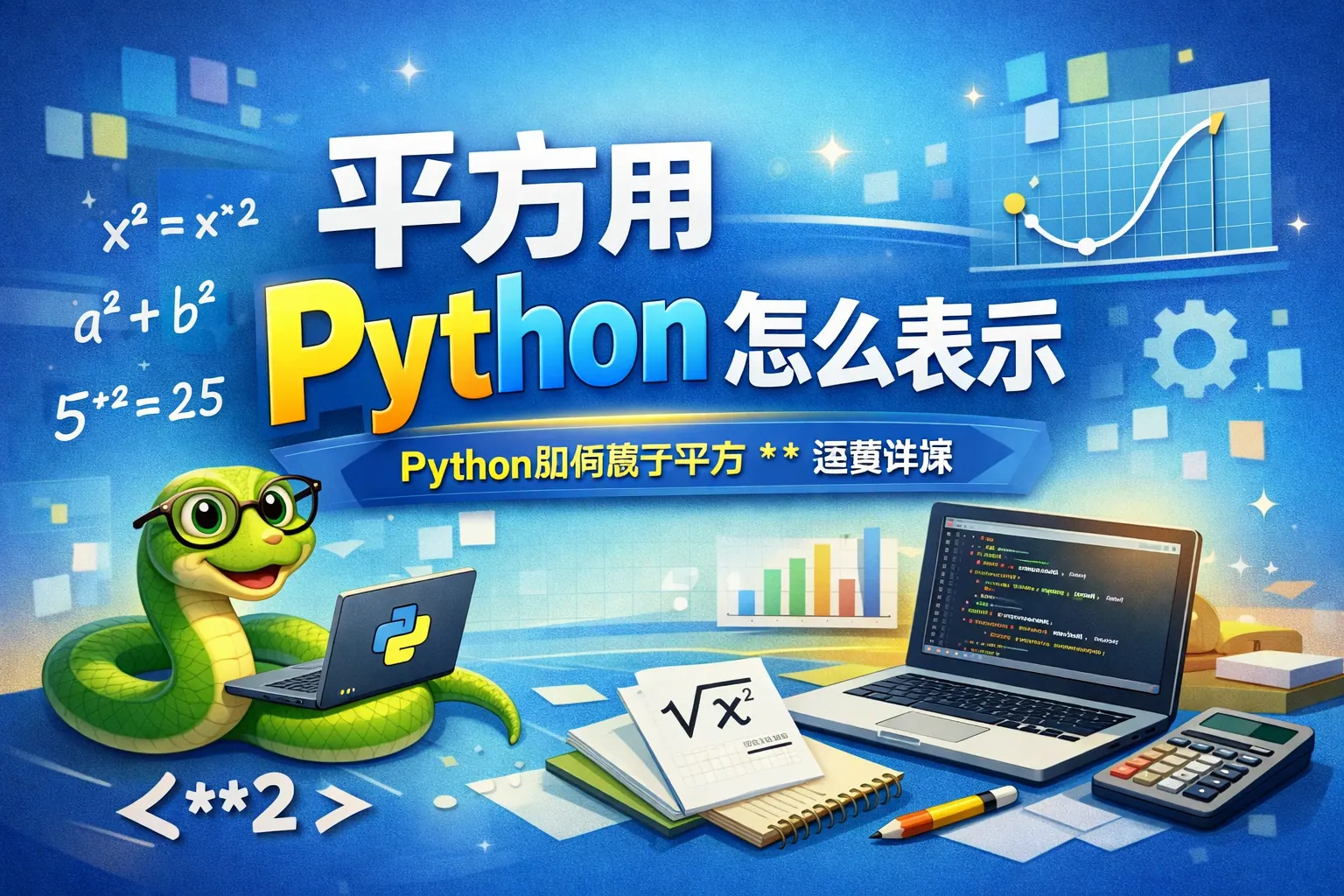 平方用python怎么表示