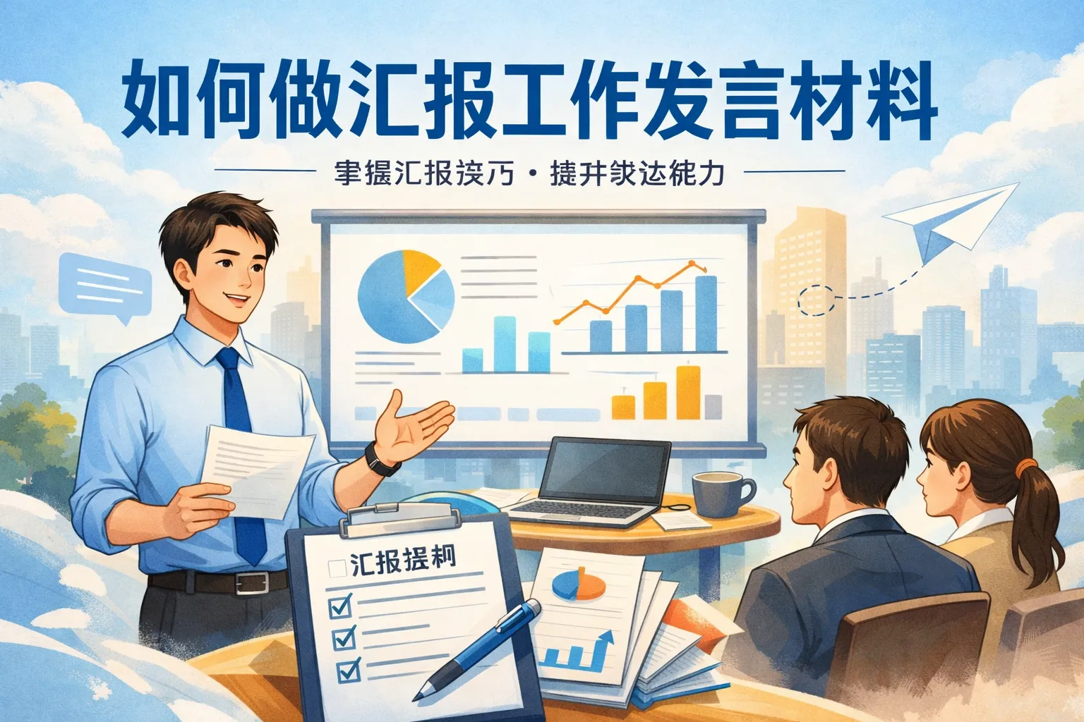 如何做汇报工作发言材料