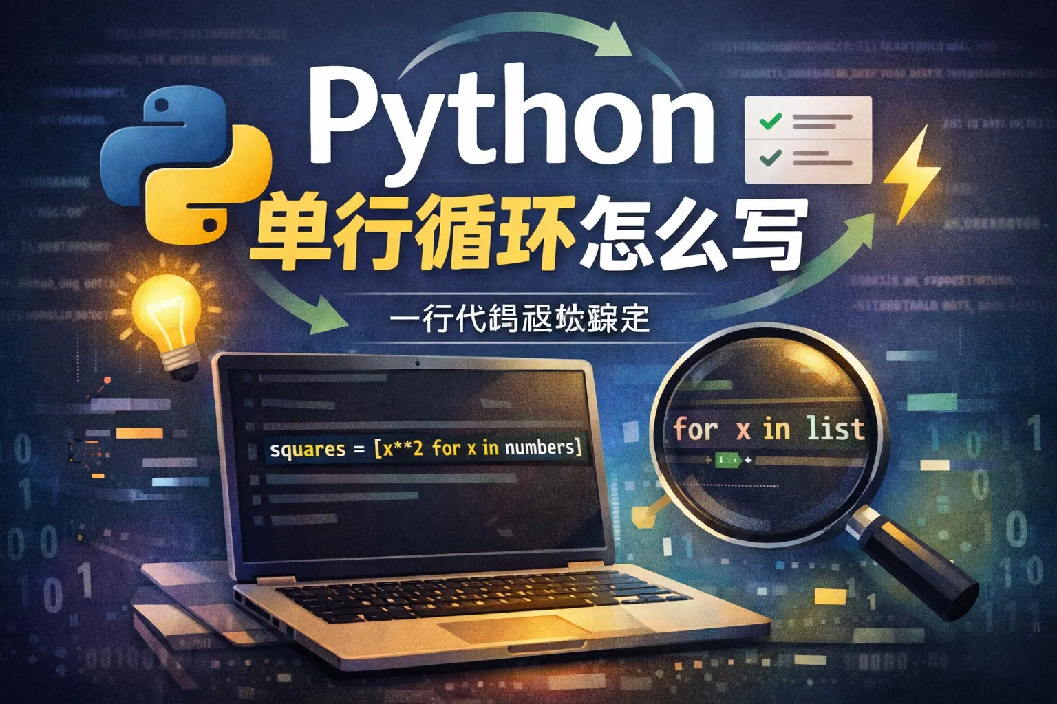 python单行循环怎么写