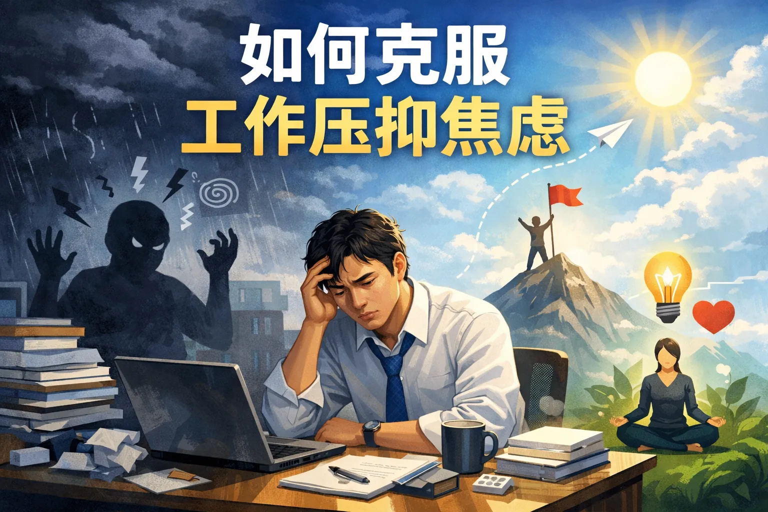 如何克服工作压抑焦虑