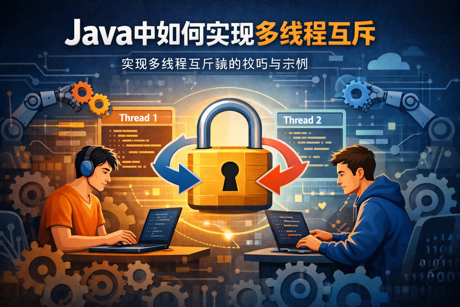 java中如何实现多线程互斥