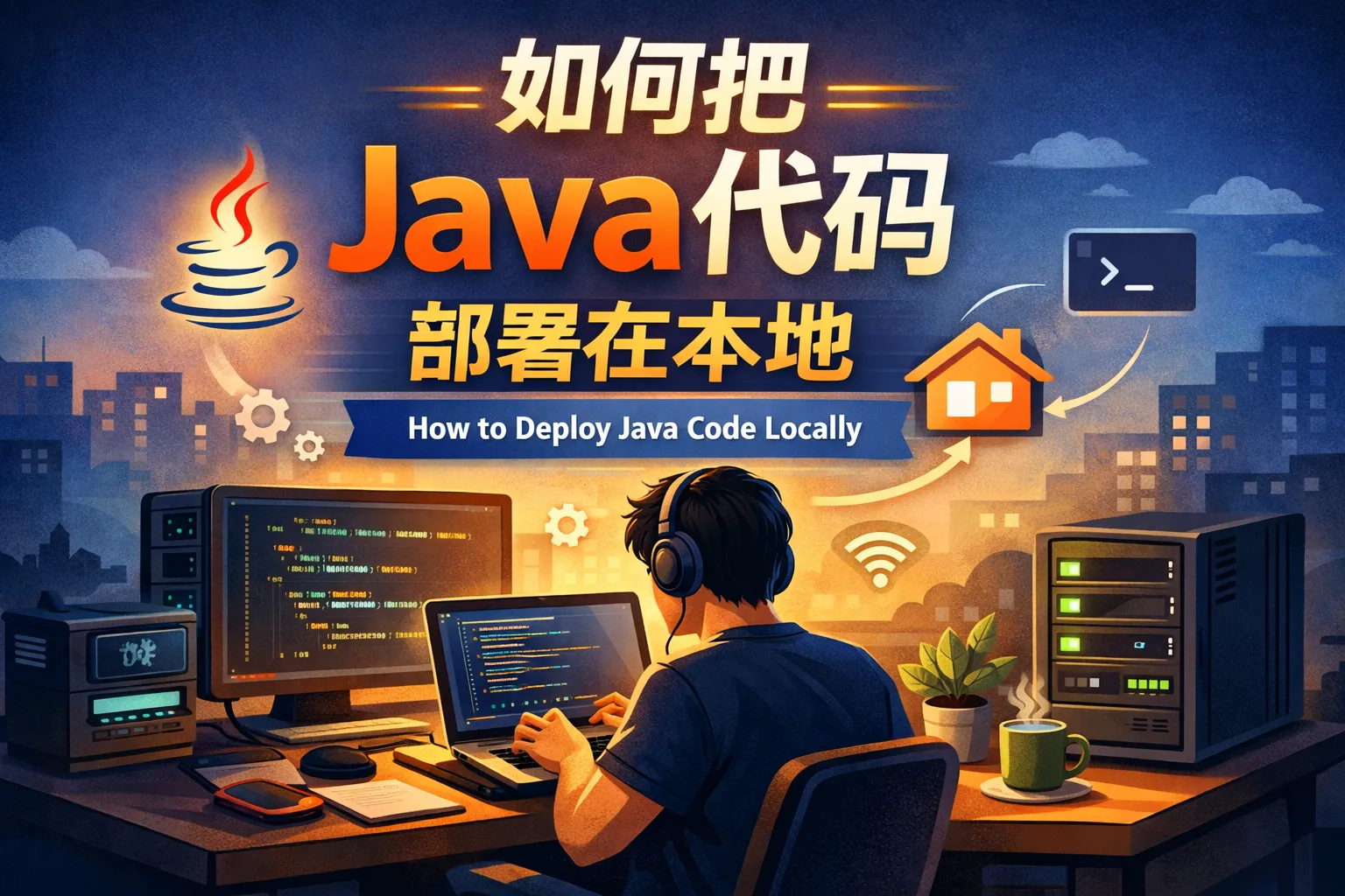 如何把java代码部署在本地