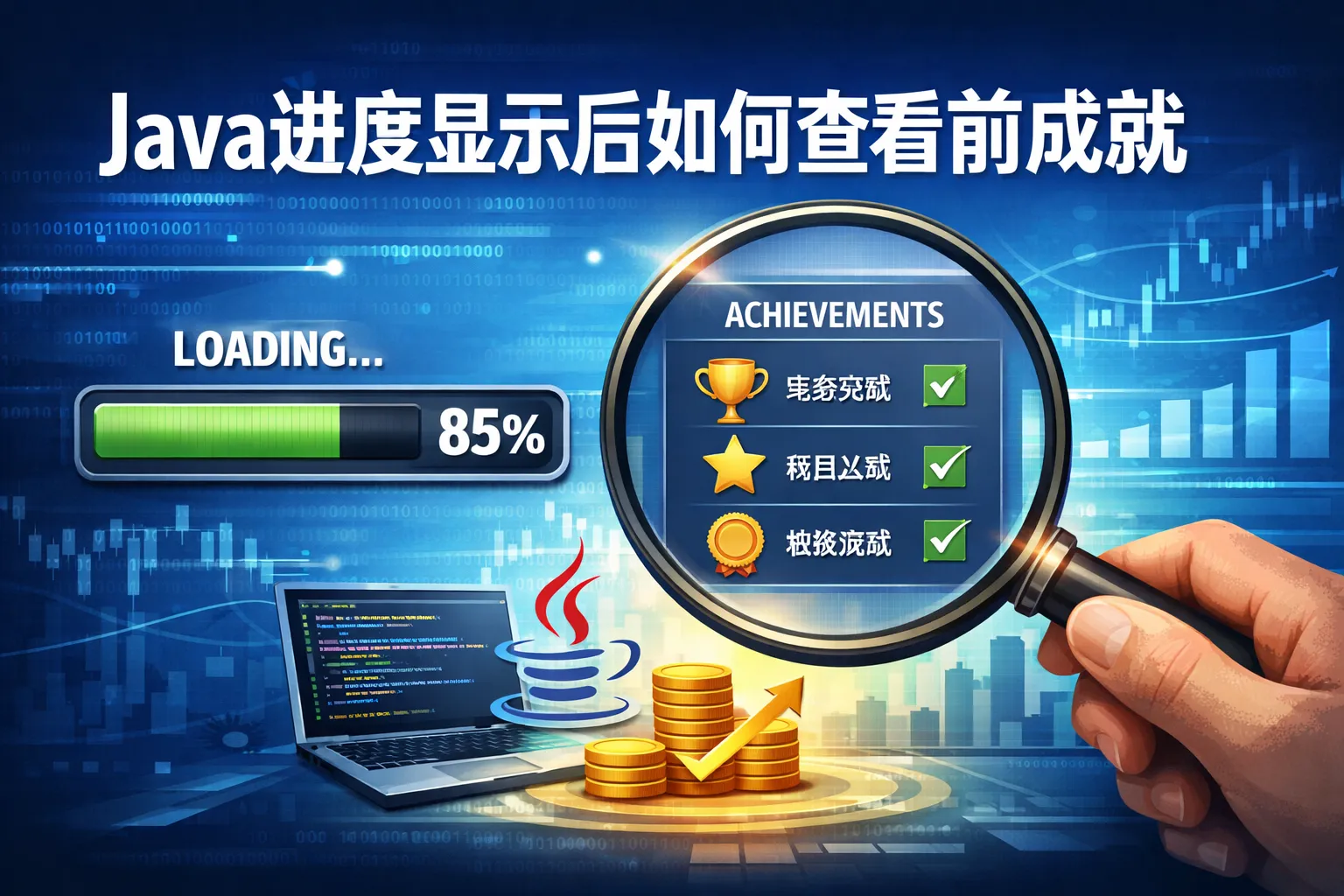 java进度显示后如何查看前成就