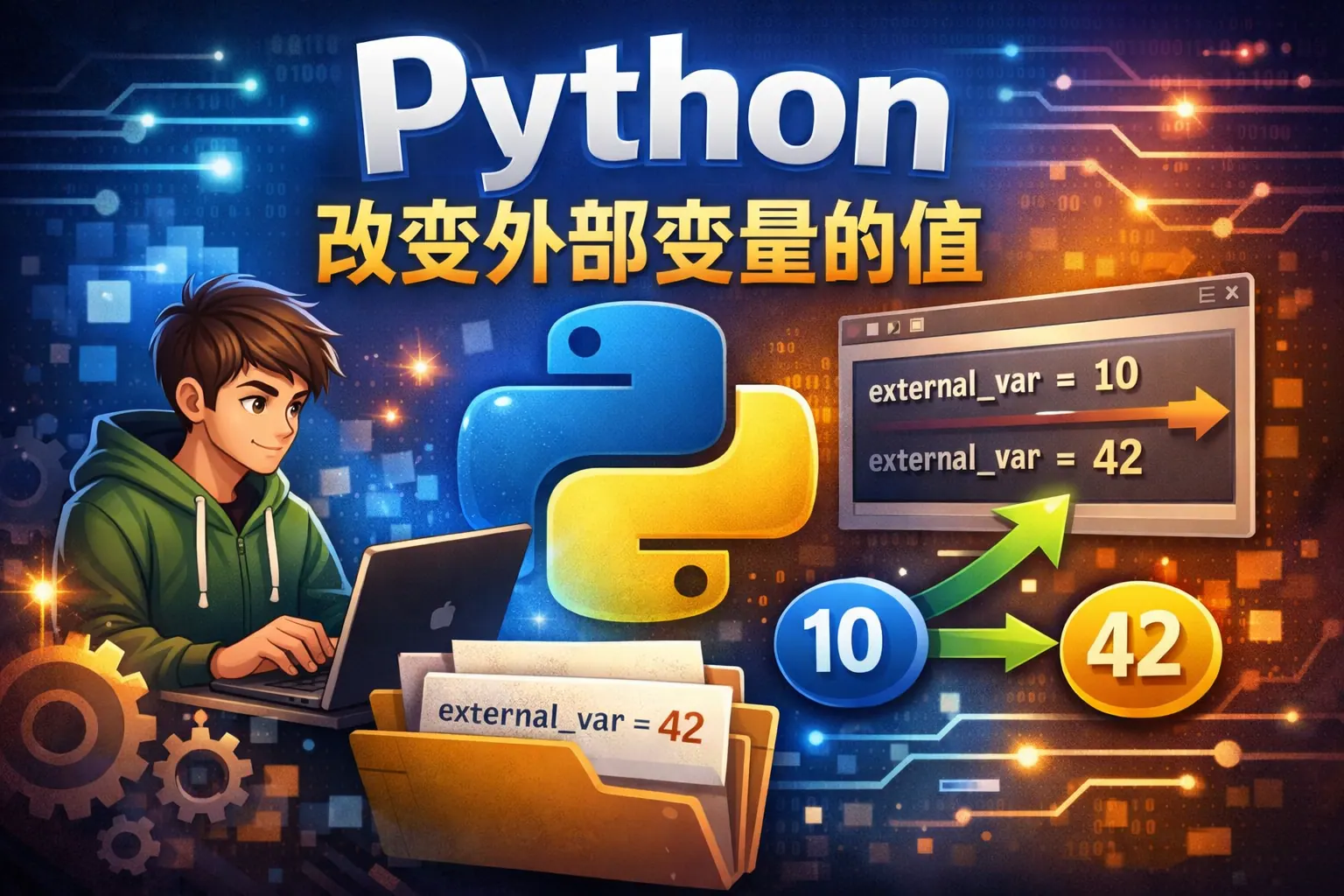 python 改变外部变量的值