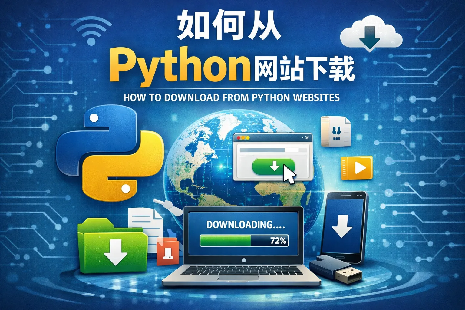 如何从python网站下载