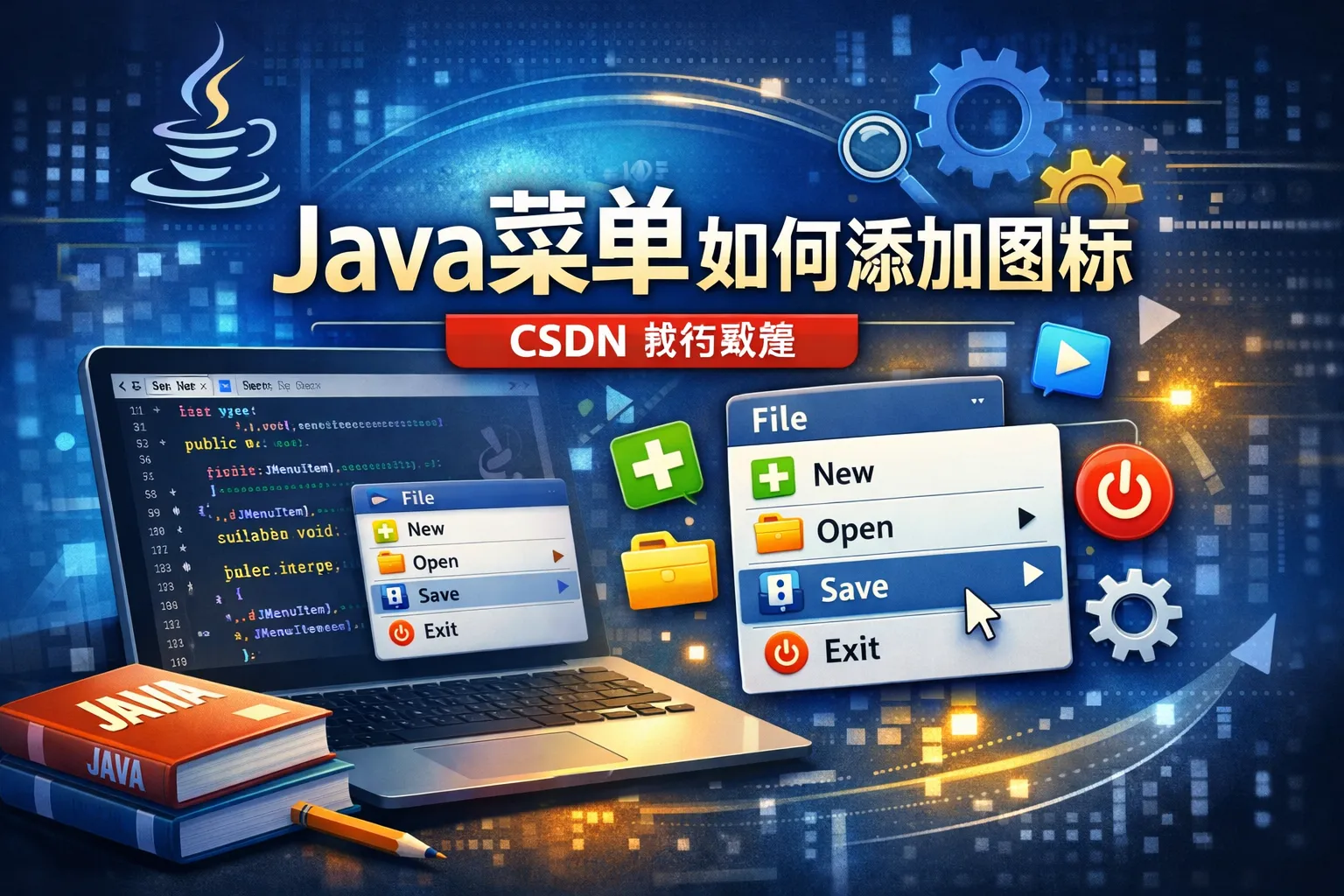 java 菜单如何添加图标csdn