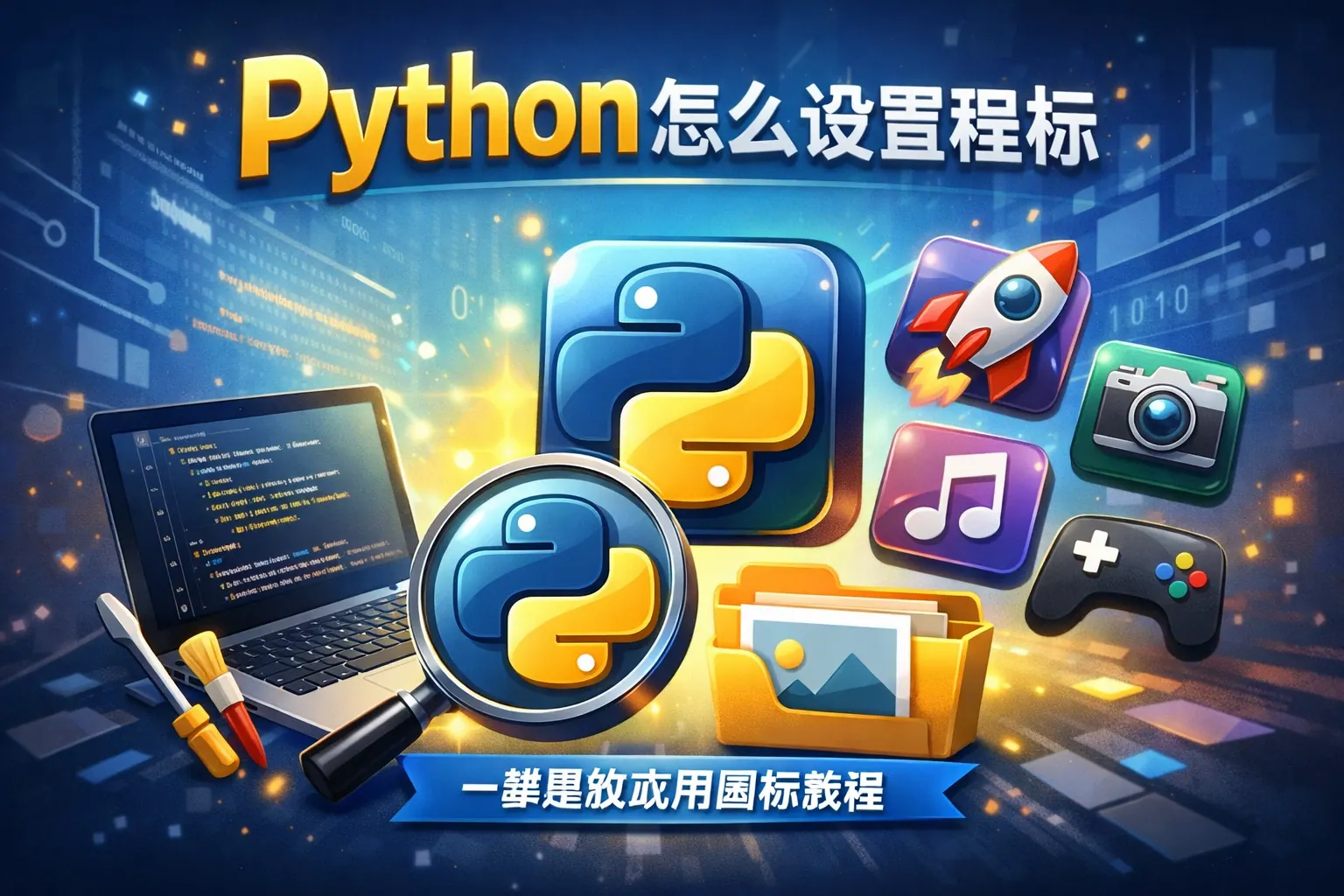python怎么设置程序图标