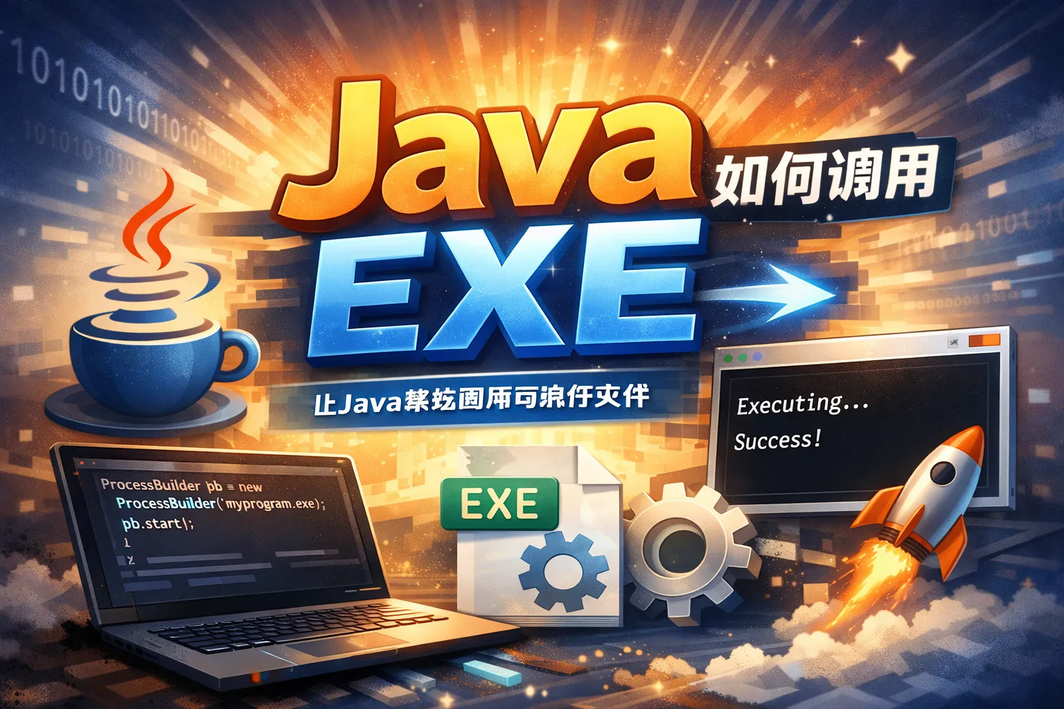 java如何调用exe