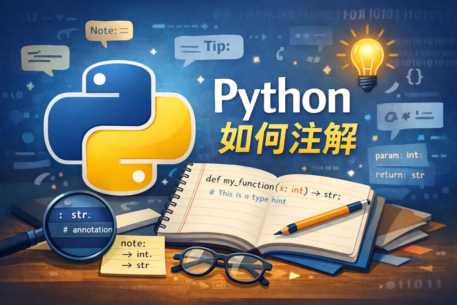 python如何注解