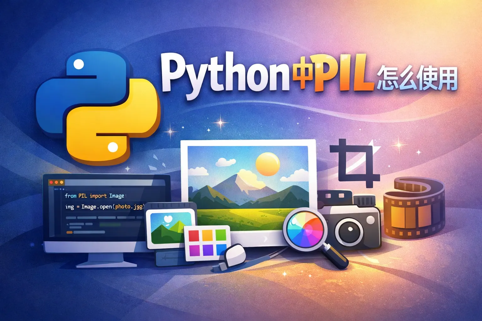 python中pil怎么使用