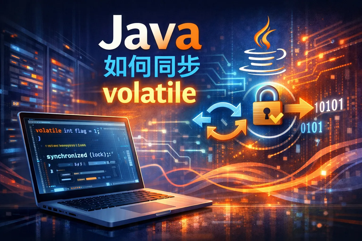 java如何同步volatile