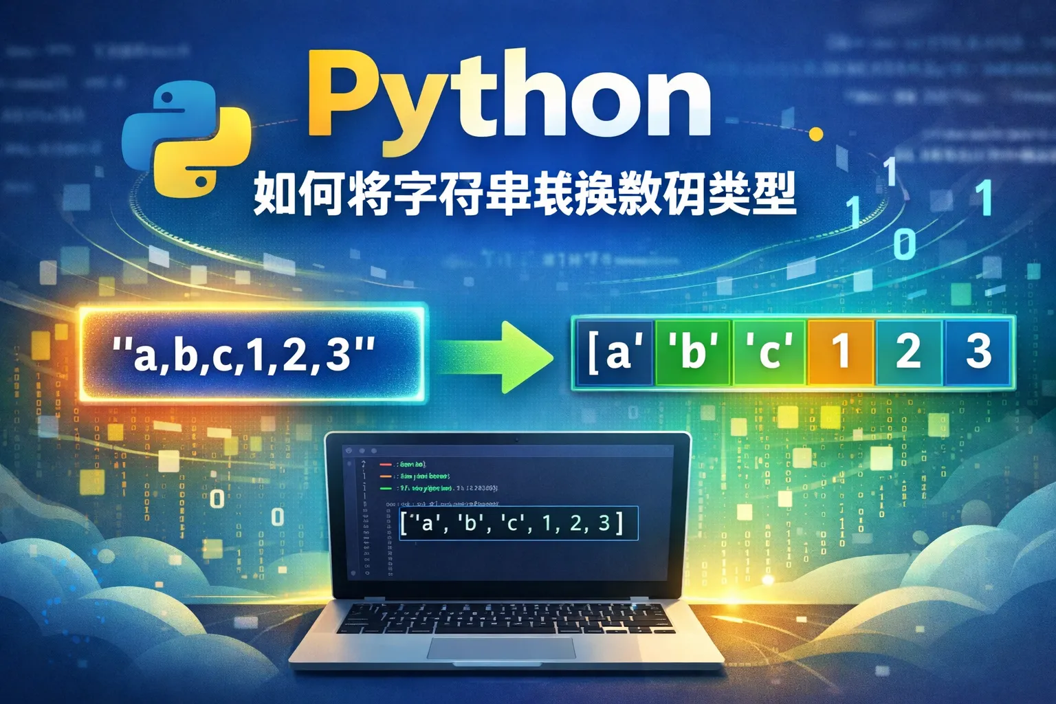 python如何将字符串转换为数组类型