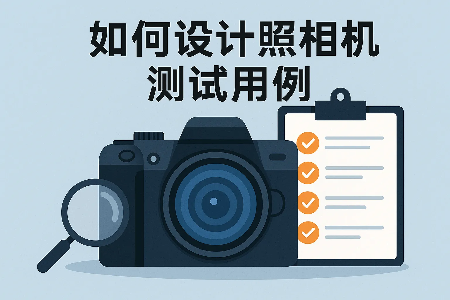 照相机如何设计测试用例