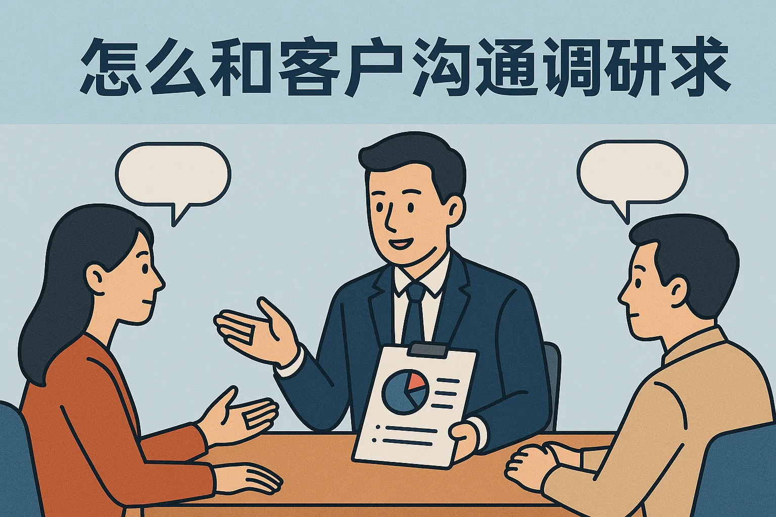 怎么和客户沟通调研需求