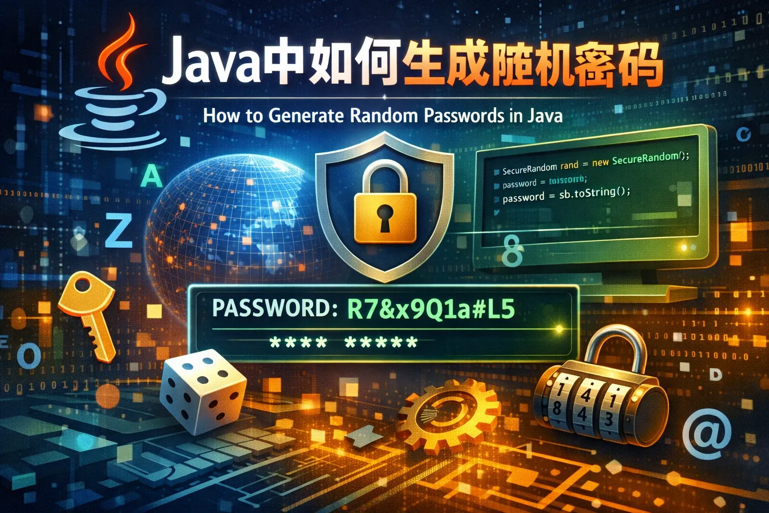 java中如何生成随机密码