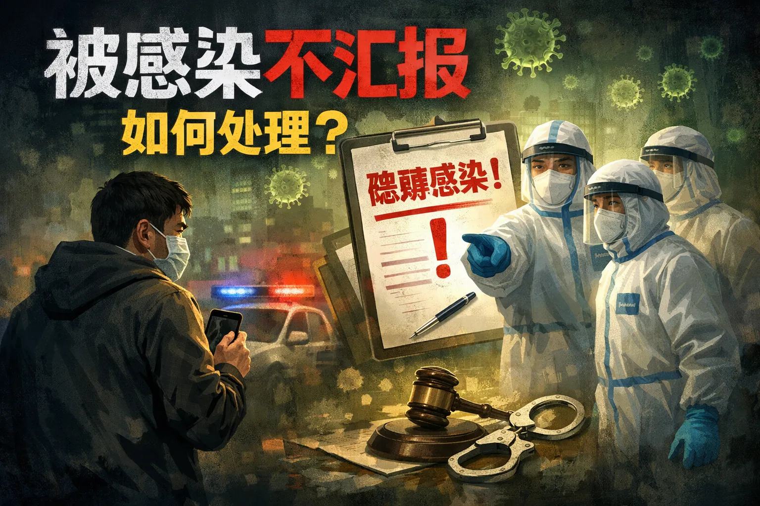 被感染不汇报如何处理