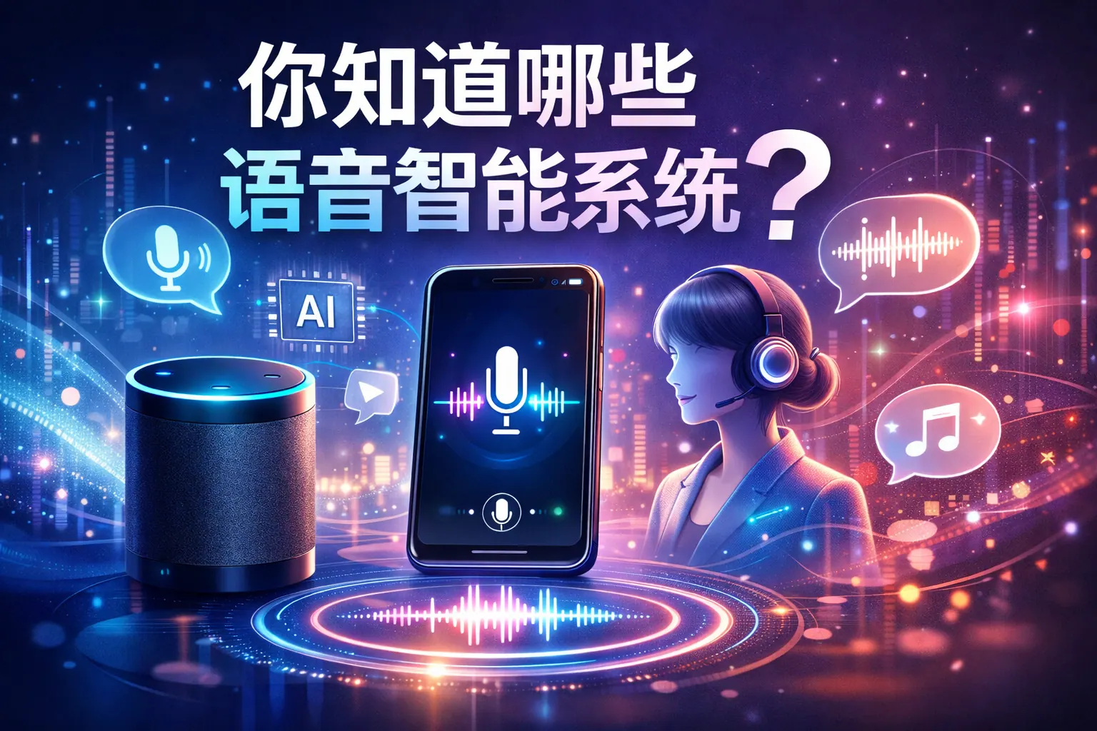 你知道哪些语音智能系统