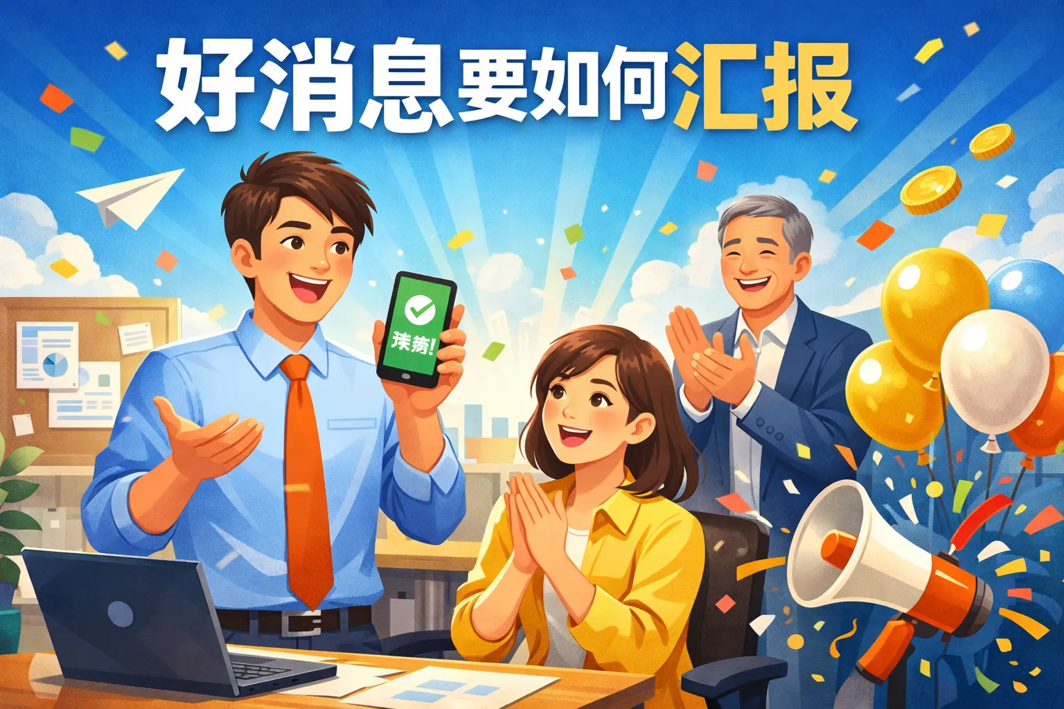 好消息要如何汇报