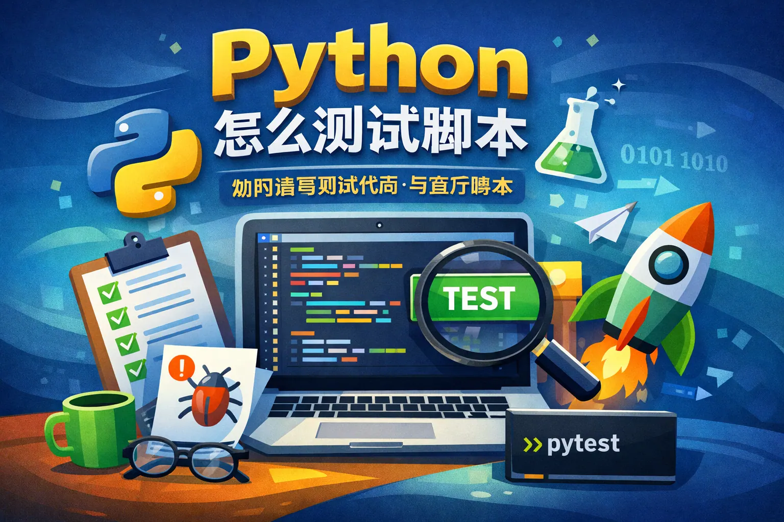 python 怎么测试脚本