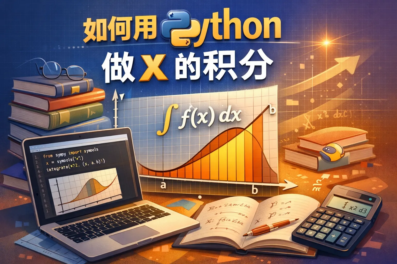如何用python x的积分