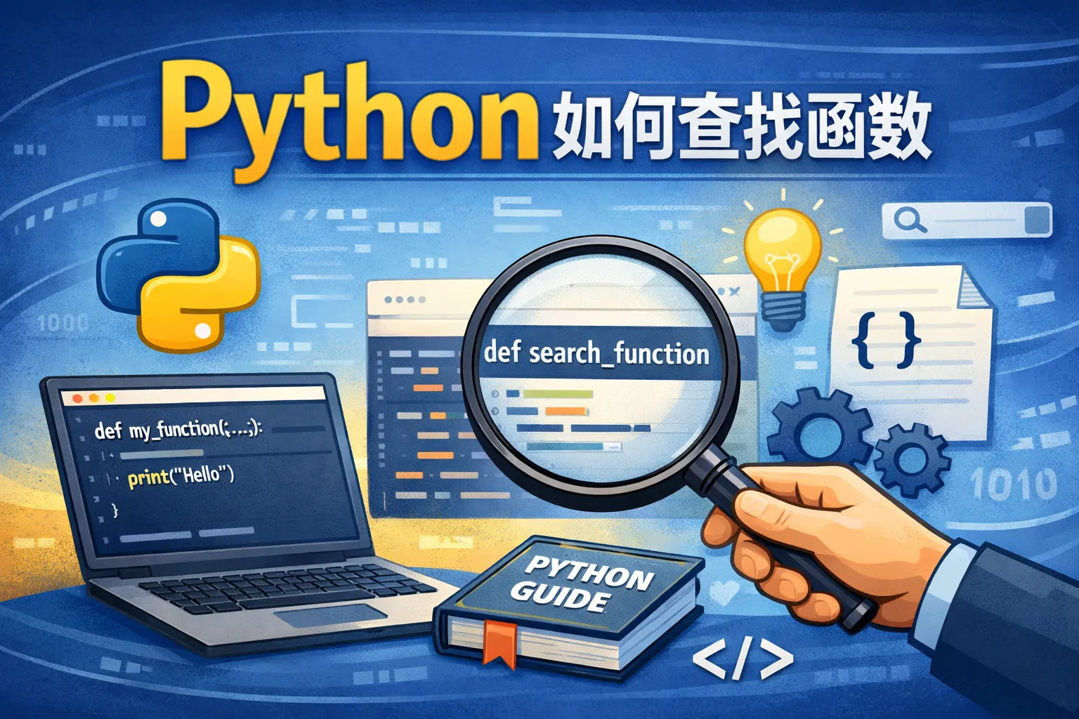 python 如何查找函数