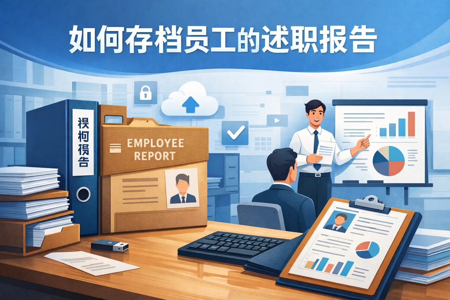 如何存档员工的述职报告