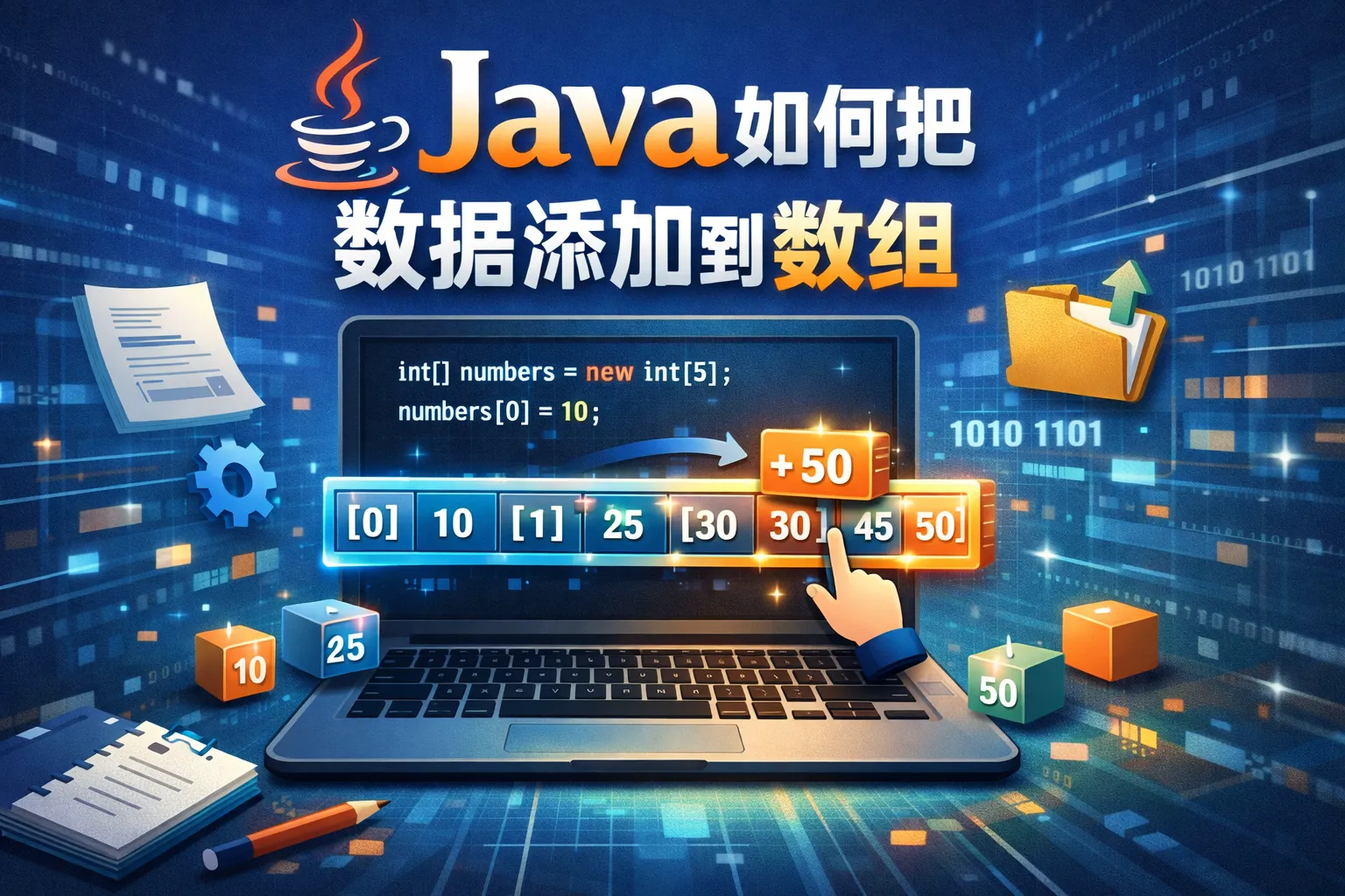 java如何把数据添加到数组