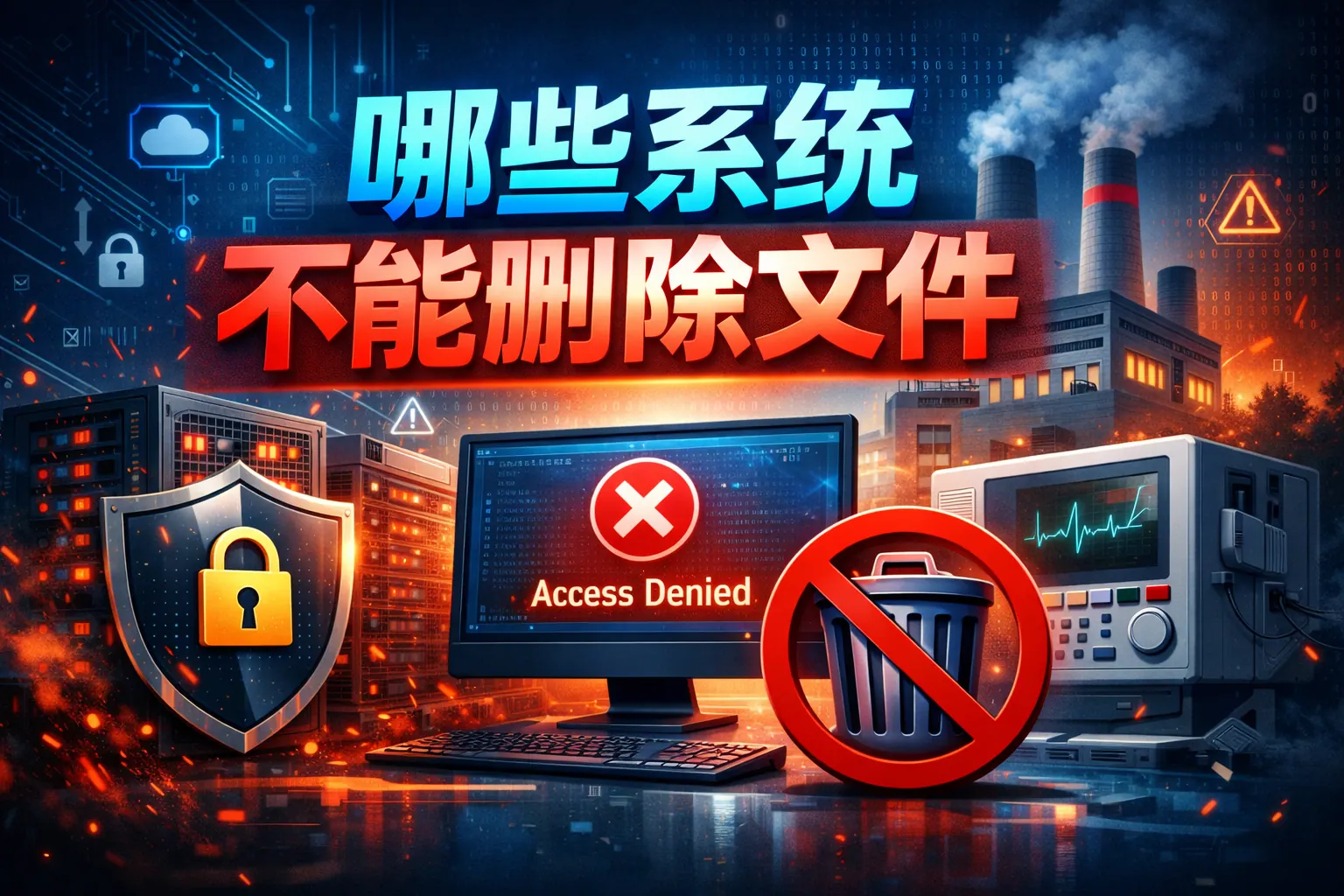 哪些系统不能删除文件