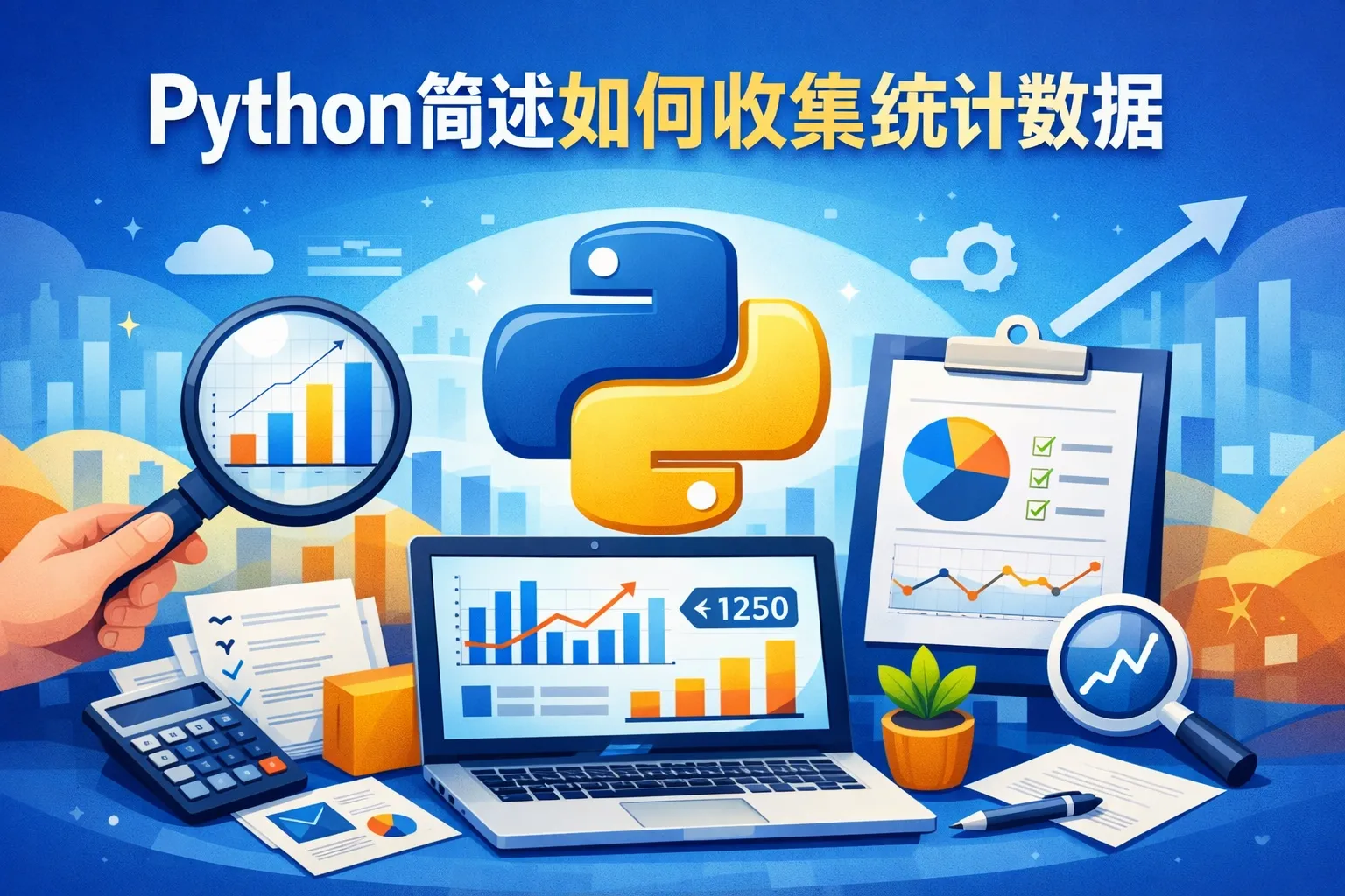 python简述如何收集统计数据