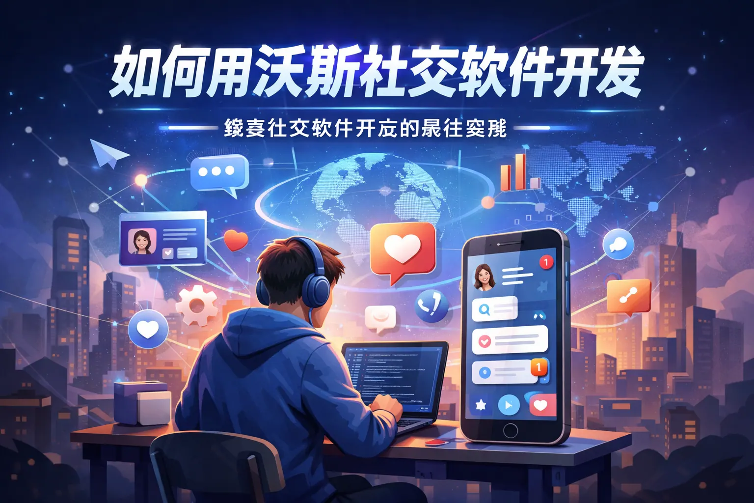 如何用沃斯社交软件开发