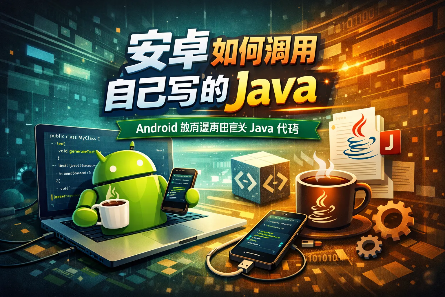 安卓如何如何调用自己写的java