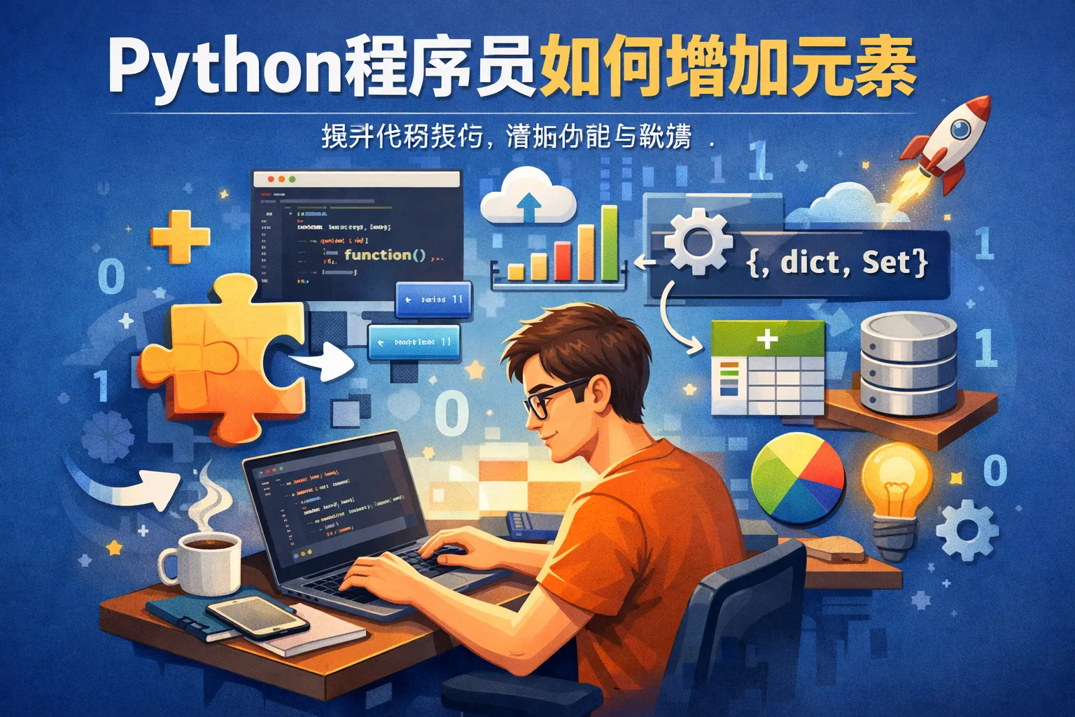 python程序员如何增加元素