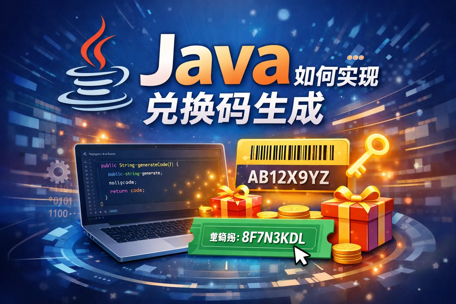 java如何实现兑换码