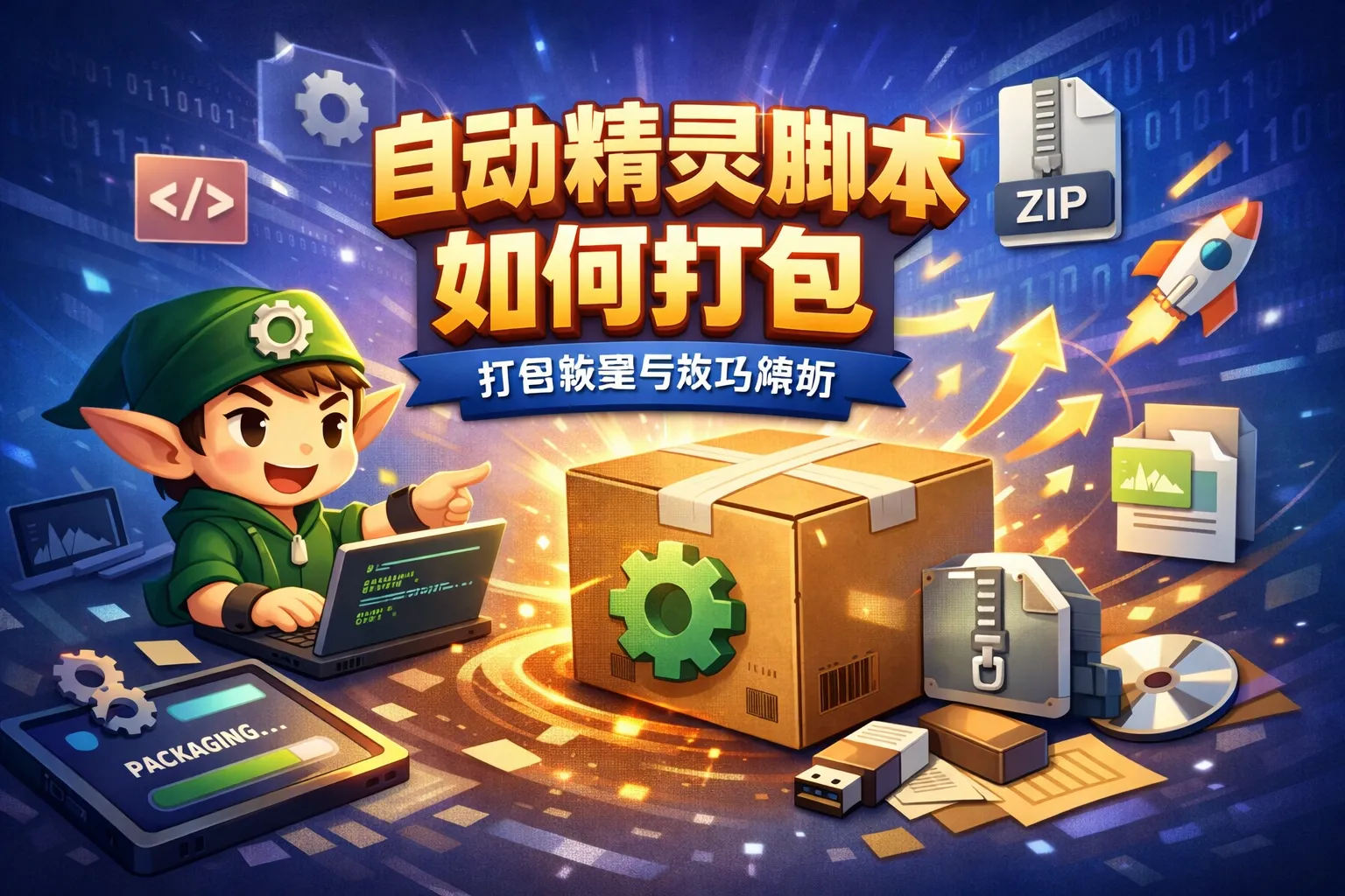 自动精灵脚本如何打包