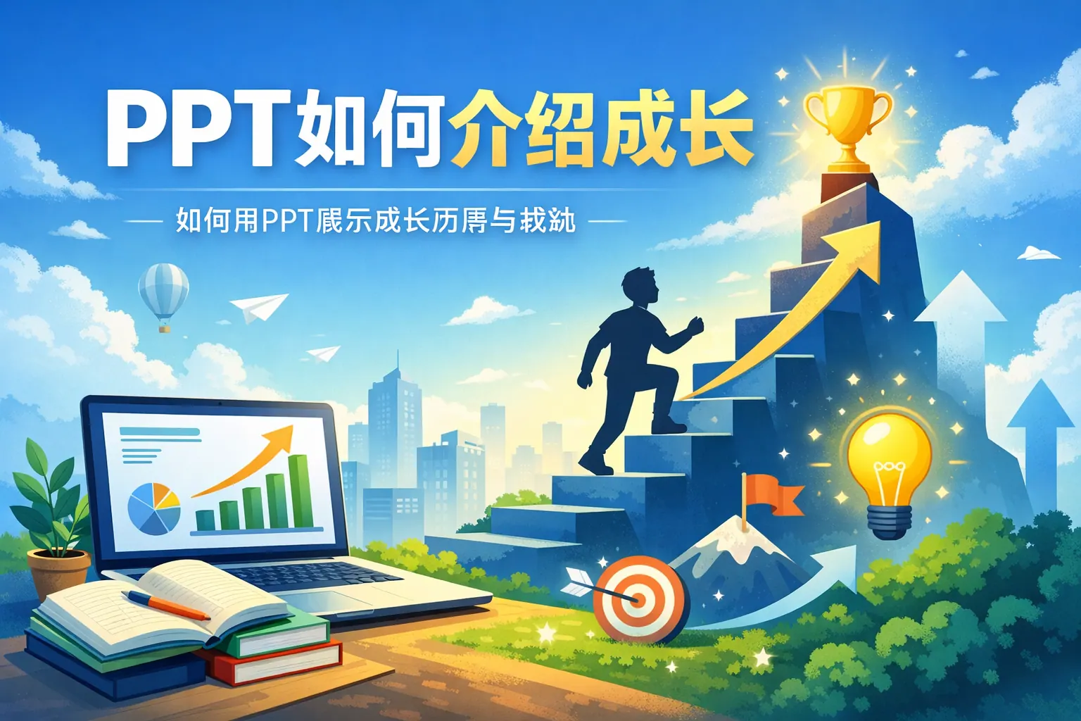 ppt如何介绍成长