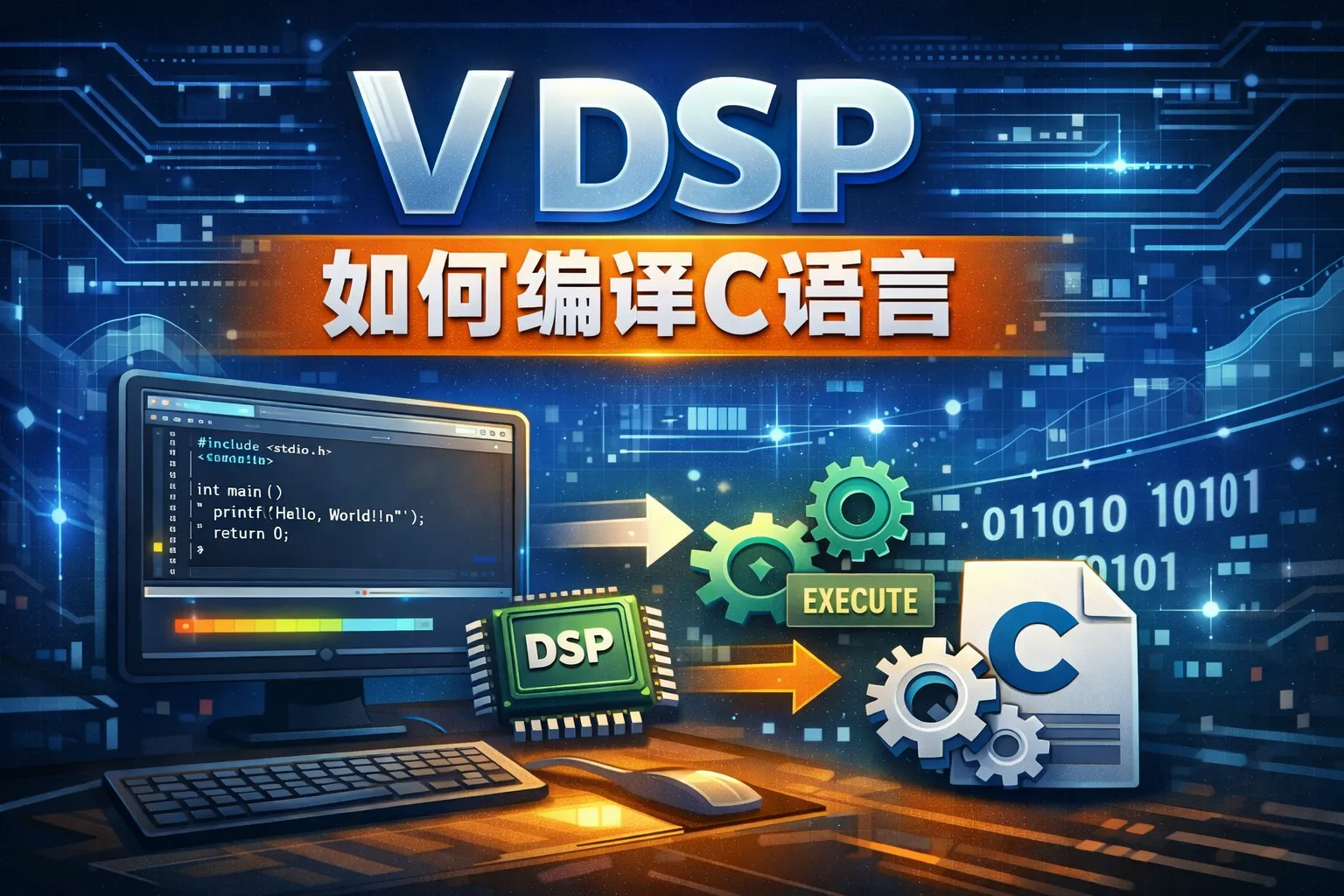 vdsp如何编译c语言