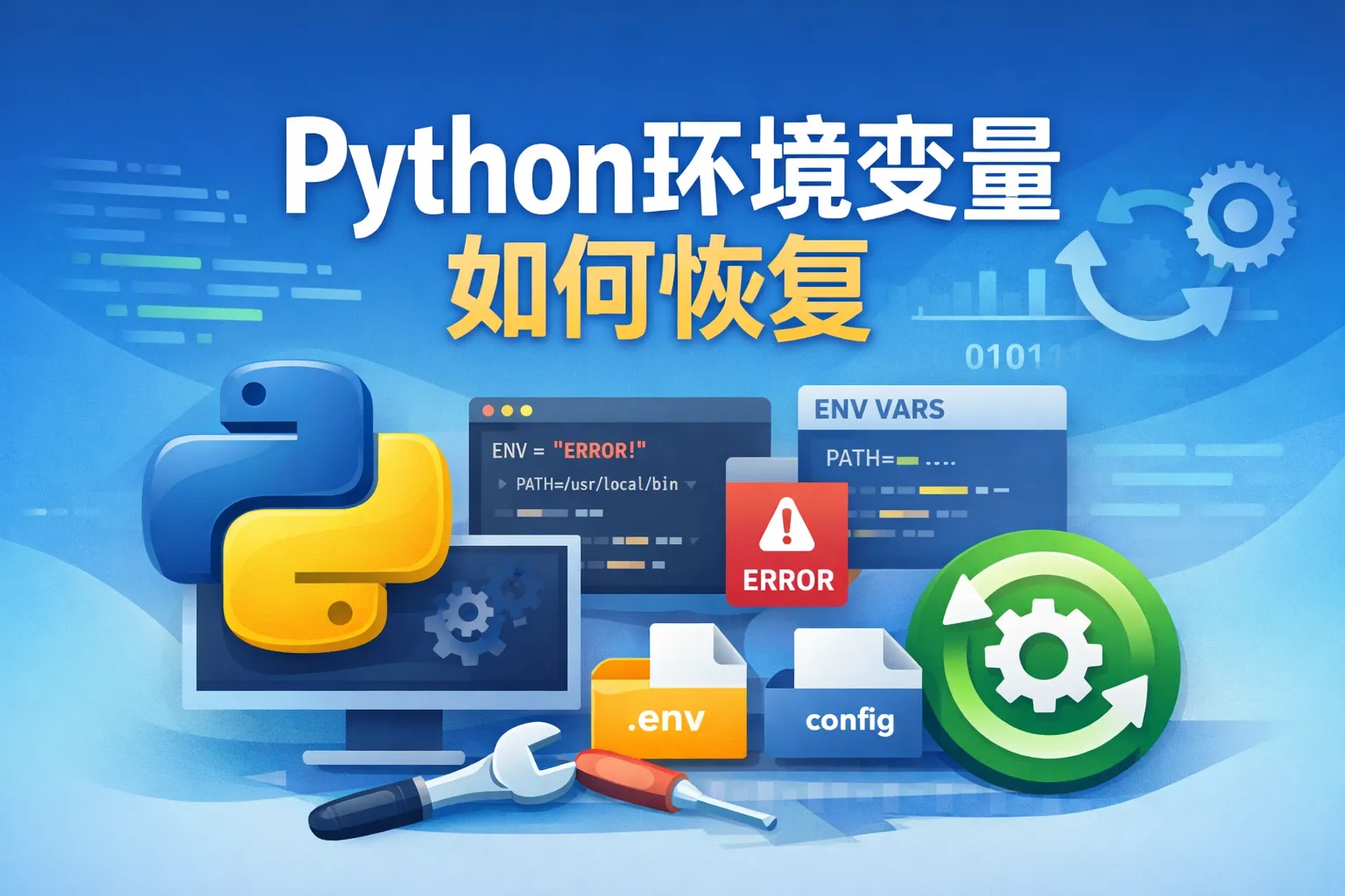 python环境变量如何恢复