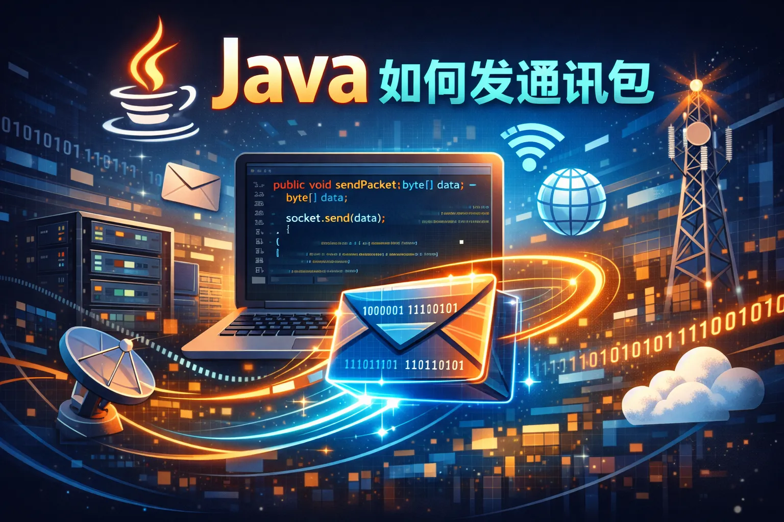 java如何发通讯包