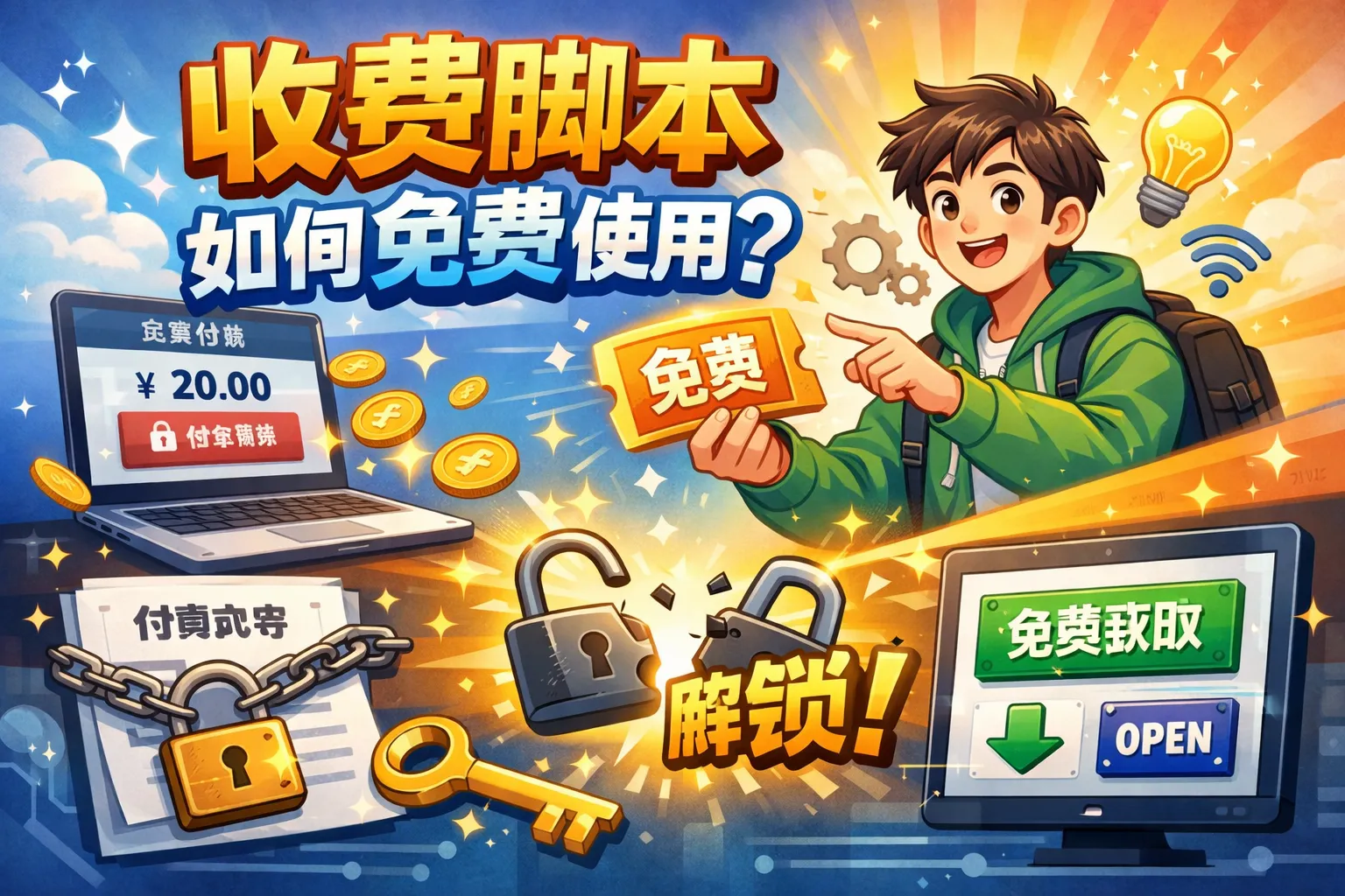 收费脚本 如何免费使用