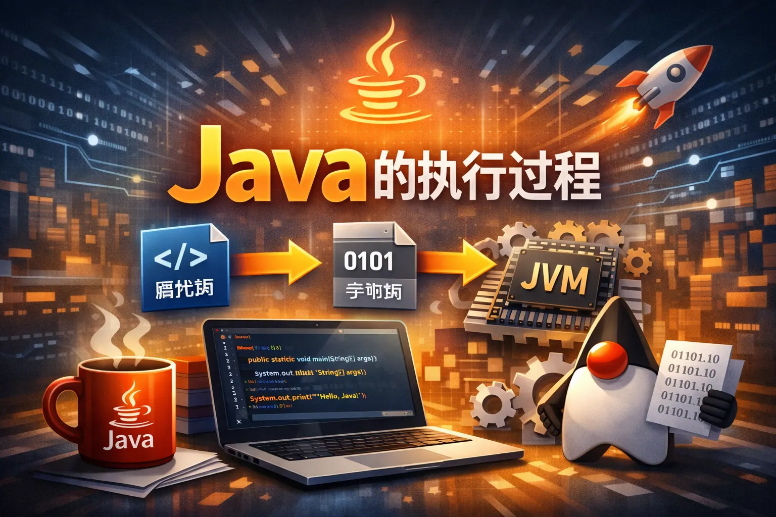 java的执行过程有