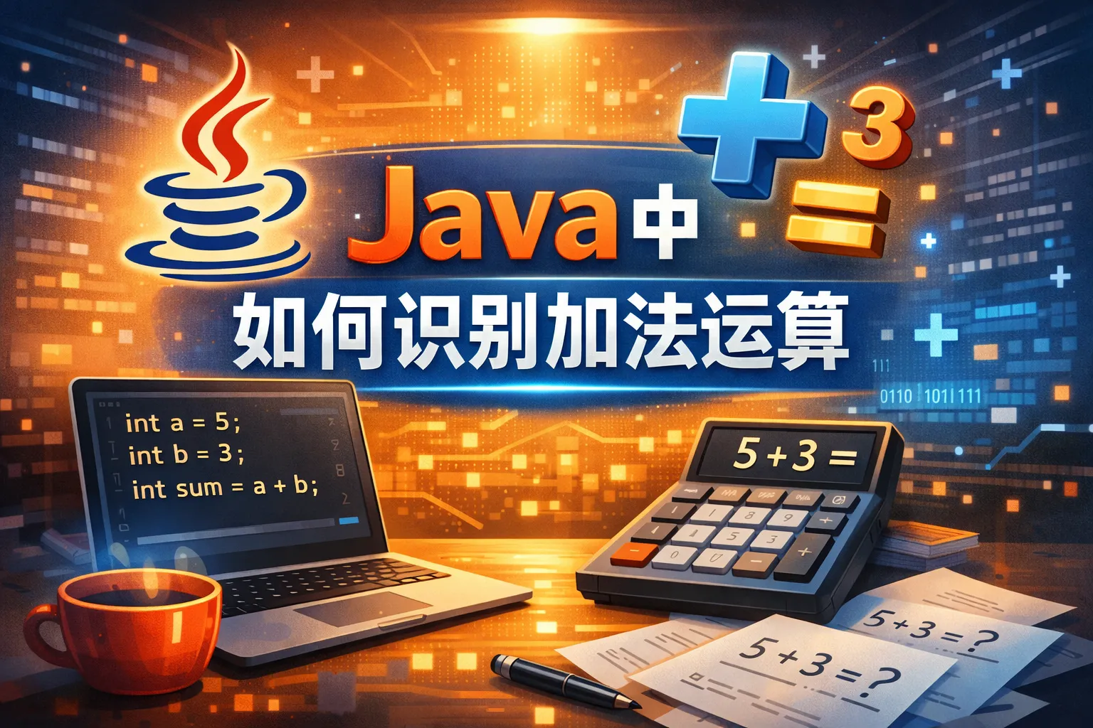 java中如何识别加法运算