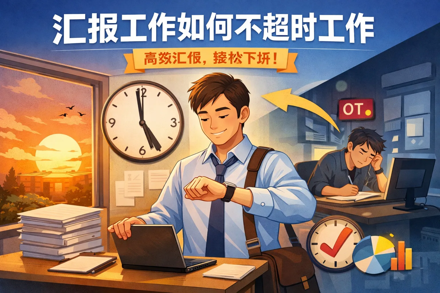汇报工作如何不超时工作