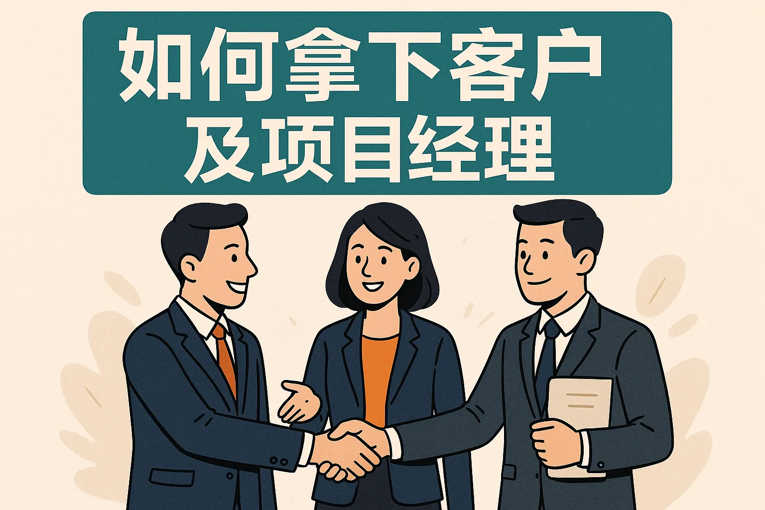 如何拿下客户及项目经理